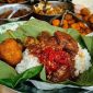 Nasi Jamblang Khas Cirebon.