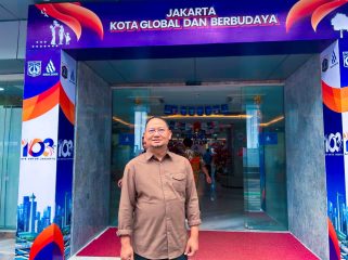 Anggota DPRD Jabar, Mas Jun saat lakukan kunker ke Jakarta. Foto: Cireborn.id/Husni. 